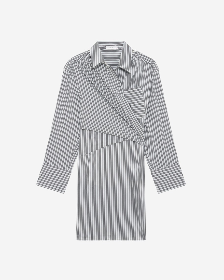 ПЛАТЬЕ-РУБАШКА В ПОЛОСКУ LAZUL