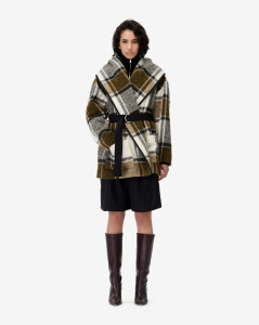 УКОРОЧЕННОЕ ПАЛЬТО ИЗ СМЕСОВОЙ ШЕРСТИ JANIEL