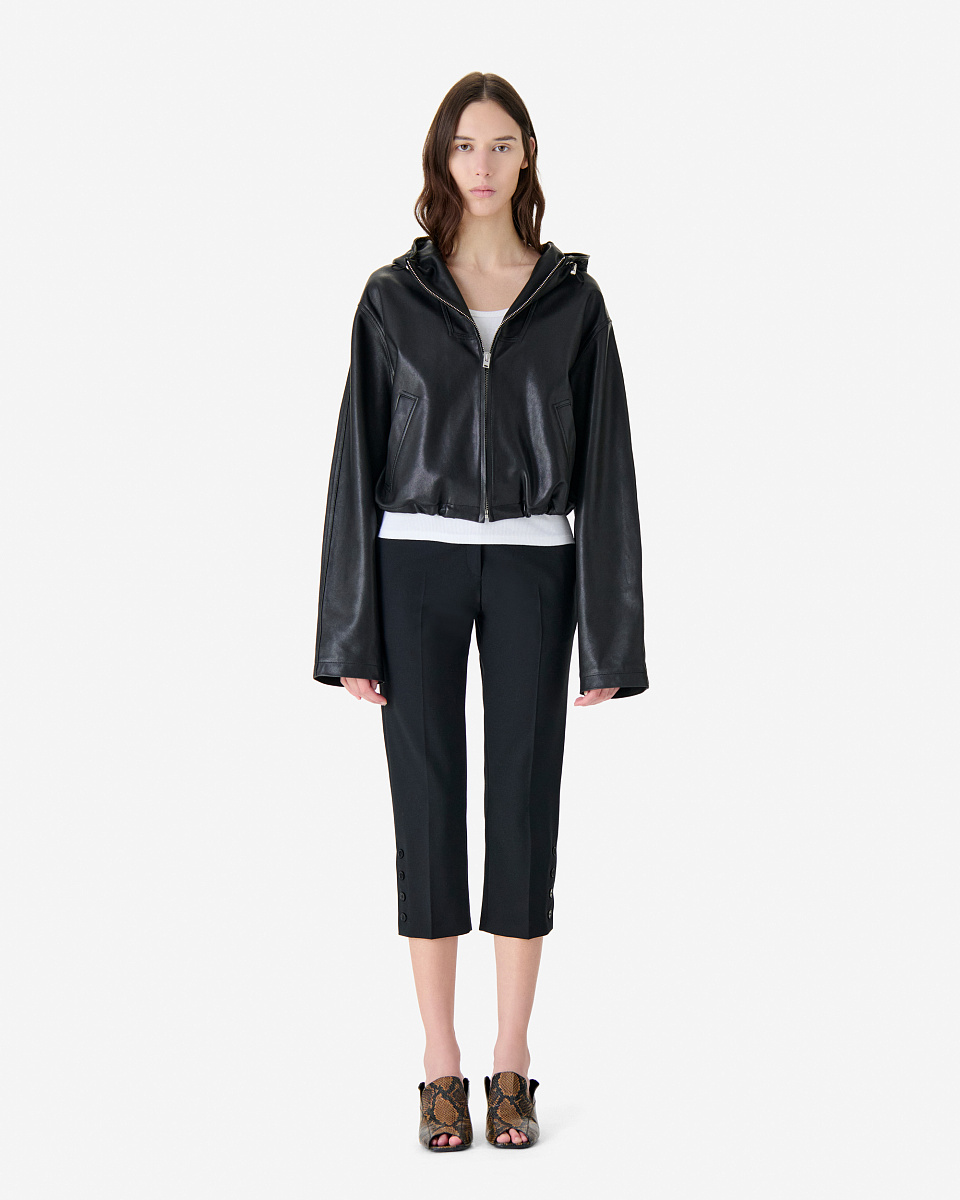 КУРТКА ИЗ КОЖИ С КАПЮШОНОМ TULUM КУРТКА ИЗ КОЖИ С КАПЮШОНОМ TULUM