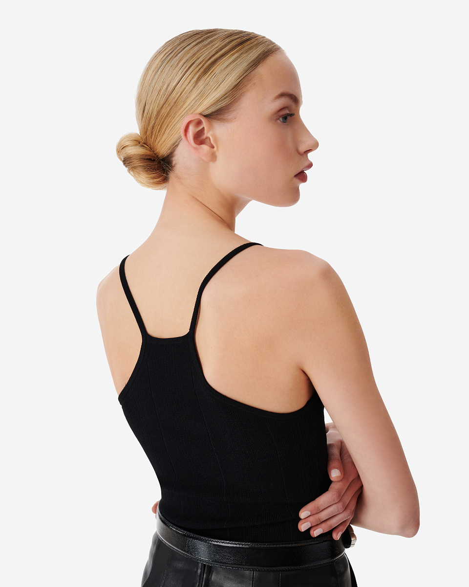 ТРИКОТАЖНЫЙ ТОП С V-ОБРАЗНЫМ ВЫРЕЗОМ COBY ТРИКОТАЖНЫЙ ТОП С V-ОБРАЗНЫМ ВЫРЕЗОМ COBY