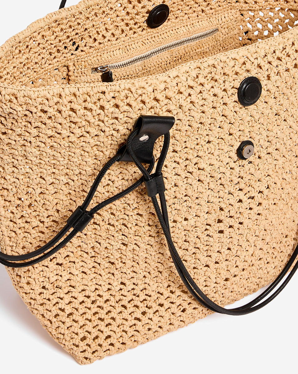 БЕЖЕВАЯ СУМКА-ТОУТ LASSORAFIA