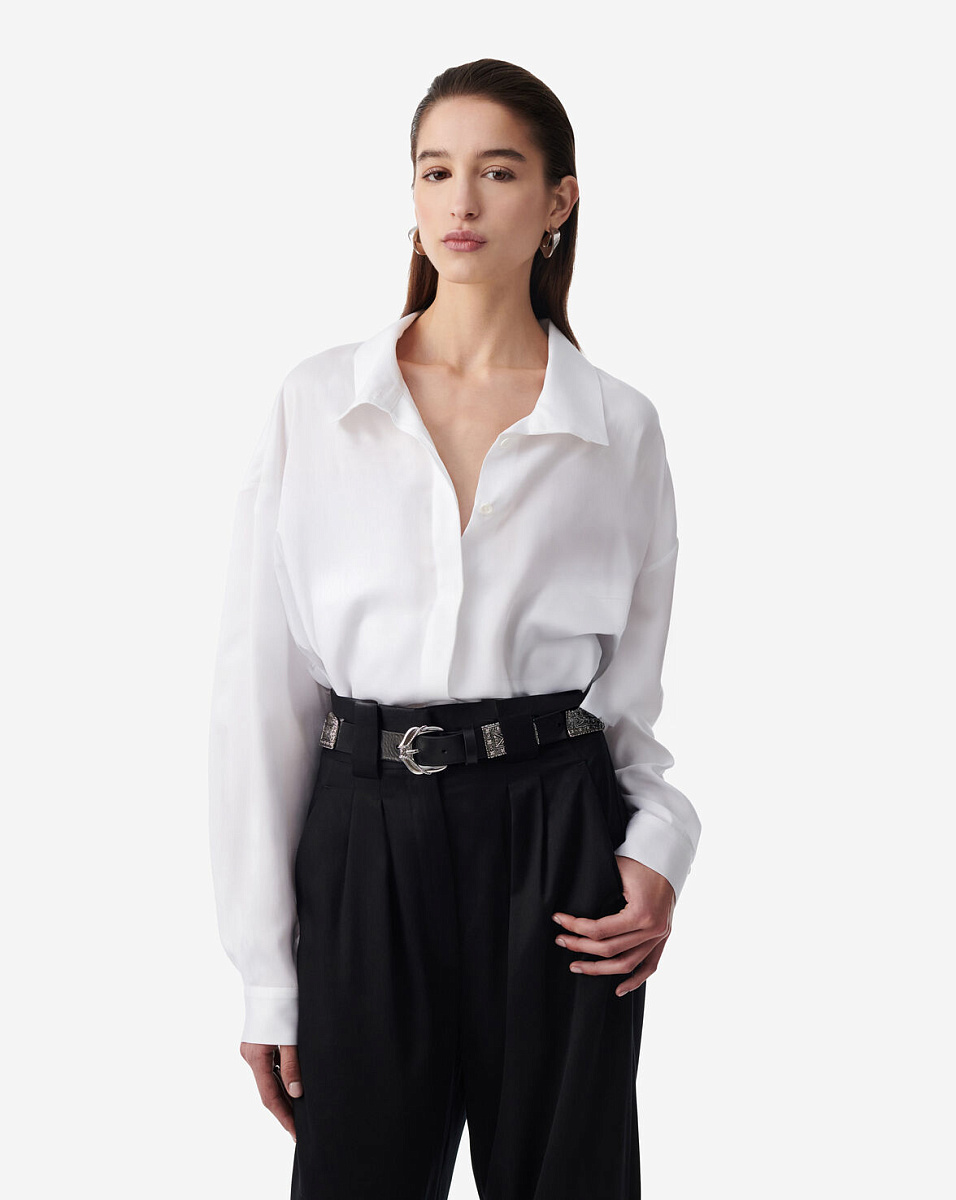 РУБАШКА С ВОРОТНИКОМ-СТОЙКОЙ CALIDORASPE