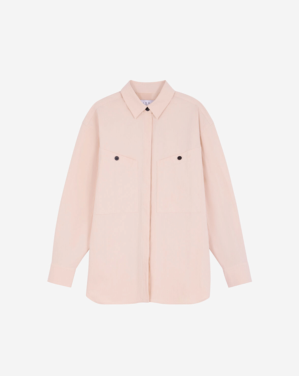 БЕЖЕВАЯ РУБАШКА СВОБОДНОГО КРОЯ JULIANNE