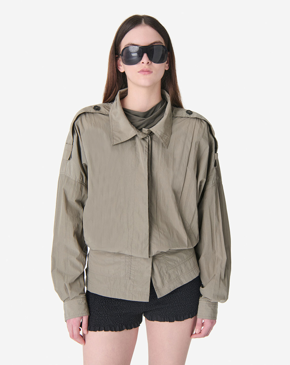 КУРТКА СВОБОДНОГО КРОЯ С ЭПОЛЕТАМИ WOUNA