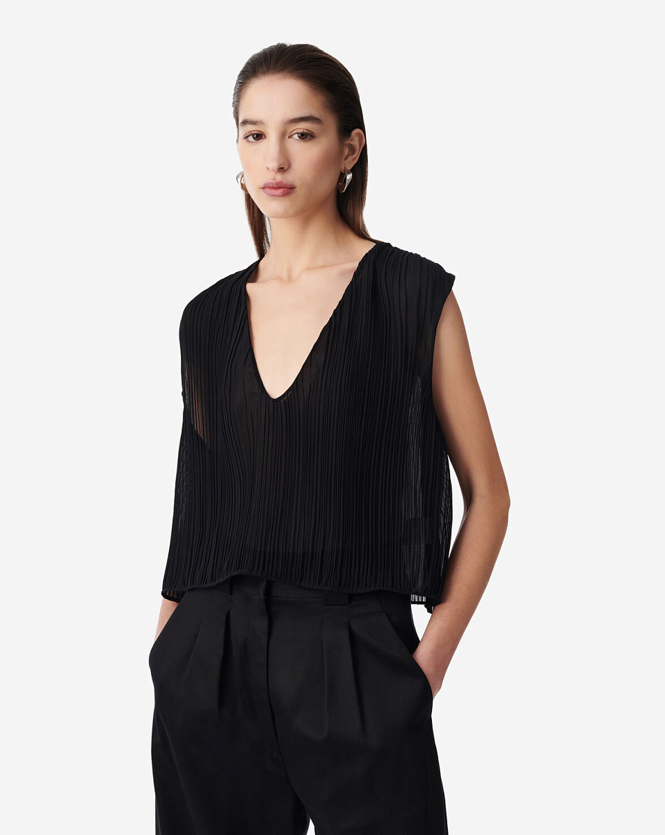 ПЛИССИРОВАННЫЙ ТОП CALYSSA