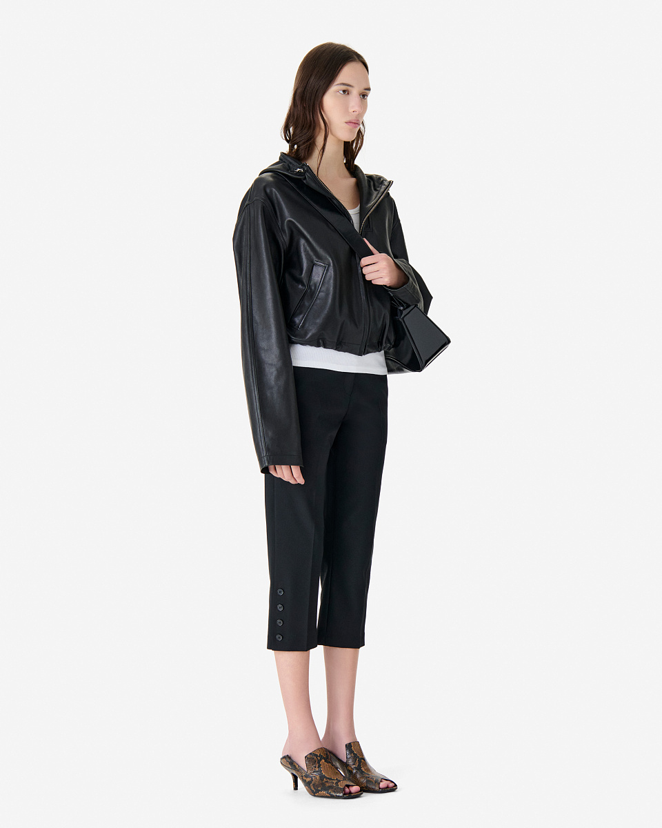 КУРТКА ИЗ КОЖИ С КАПЮШОНОМ TULUM КУРТКА ИЗ КОЖИ С КАПЮШОНОМ TULUM