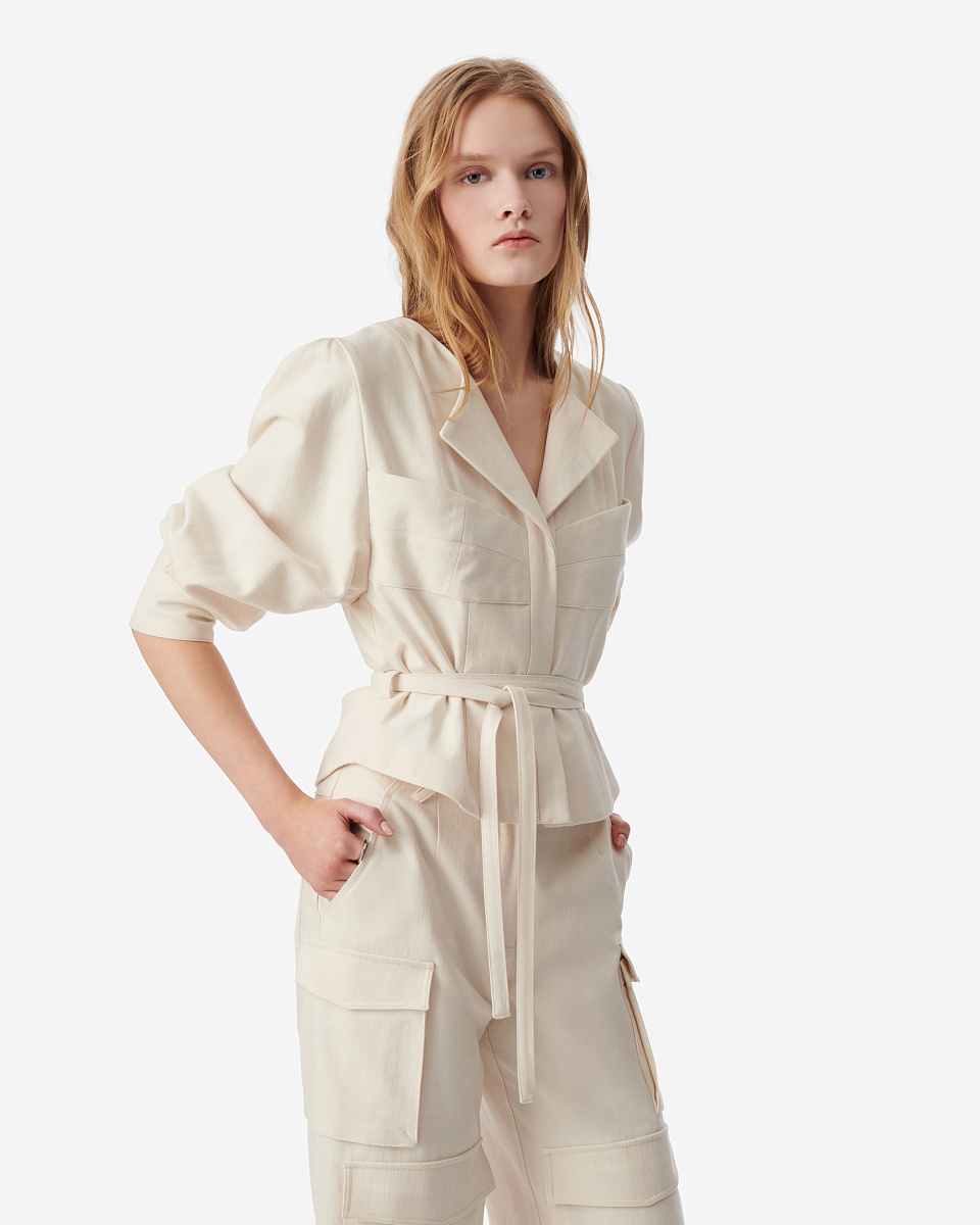 БЛУЗА С ПОЯСОМ PARISA