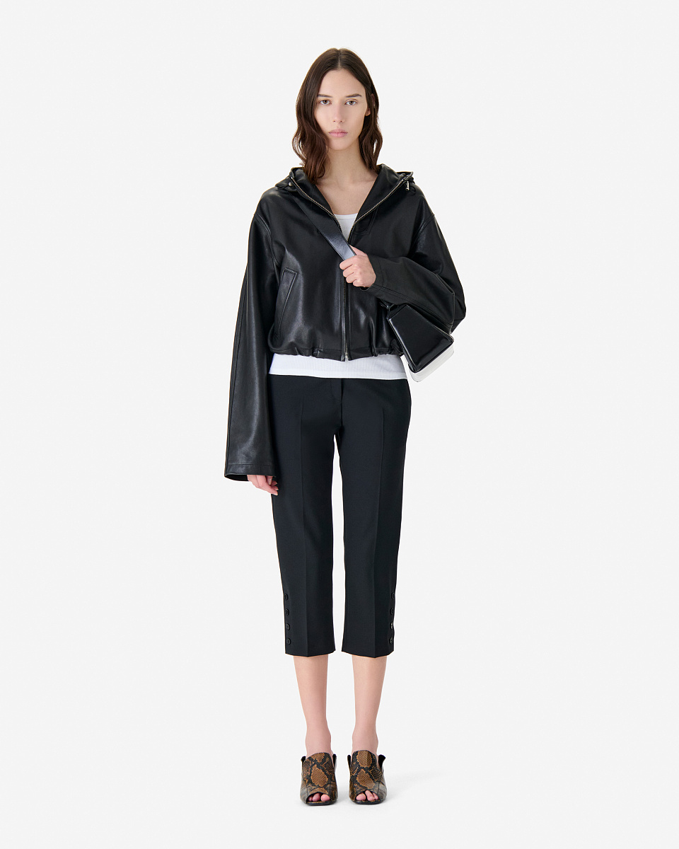 КУРТКА ИЗ КОЖИ С КАПЮШОНОМ TULUM КУРТКА ИЗ КОЖИ С КАПЮШОНОМ TULUM