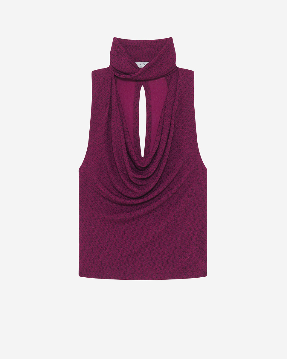 ТРИКОТАЖНЫЙ ТОП С ЛЮРЕКСОМ MARLENE ТРИКОТАЖНЫЙ ТОП С ЛЮРЕКСОМ MARLENE