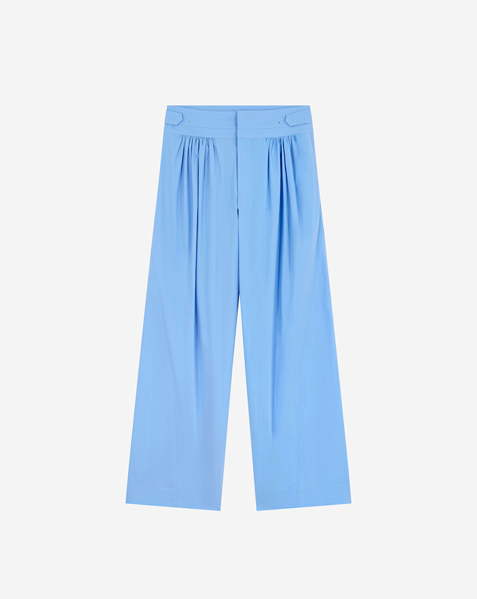 ГОЛУБЫЕ БРЮКИ ШИРОКОГО КРОЯ NADAM