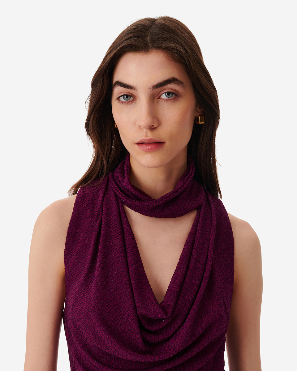 ТРИКОТАЖНЫЙ ТОП С ЛЮРЕКСОМ MARLENE ТРИКОТАЖНЫЙ ТОП С ЛЮРЕКСОМ MARLENE