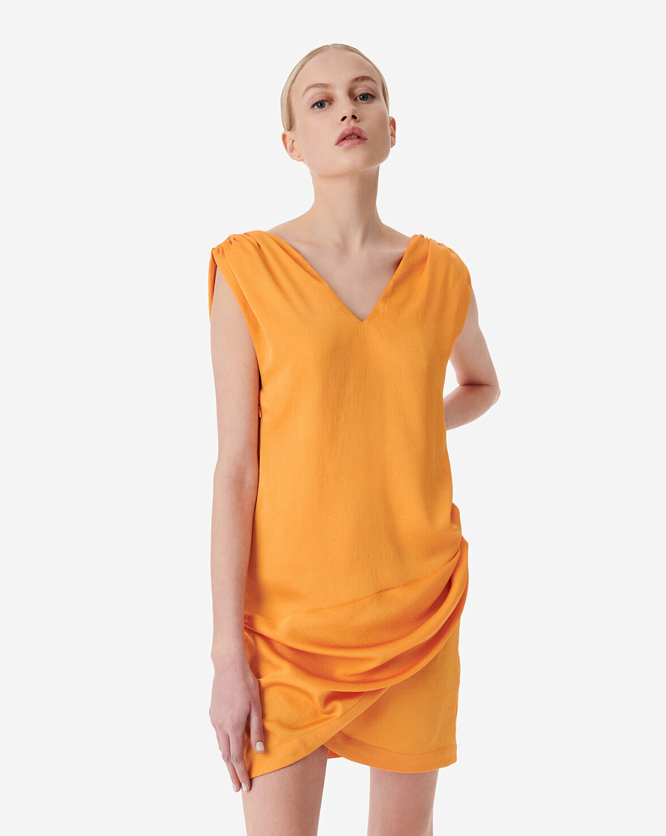 КОРОТКОЕ АТЛАСНОЕ ПЛАТЬЕ LORENIA