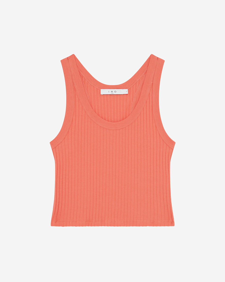 УКОРОЧЕННЫЙ ТОП В РУБЧИК EMMA УКОРОЧЕННЫЙ ТОП В РУБЧИК EMMA