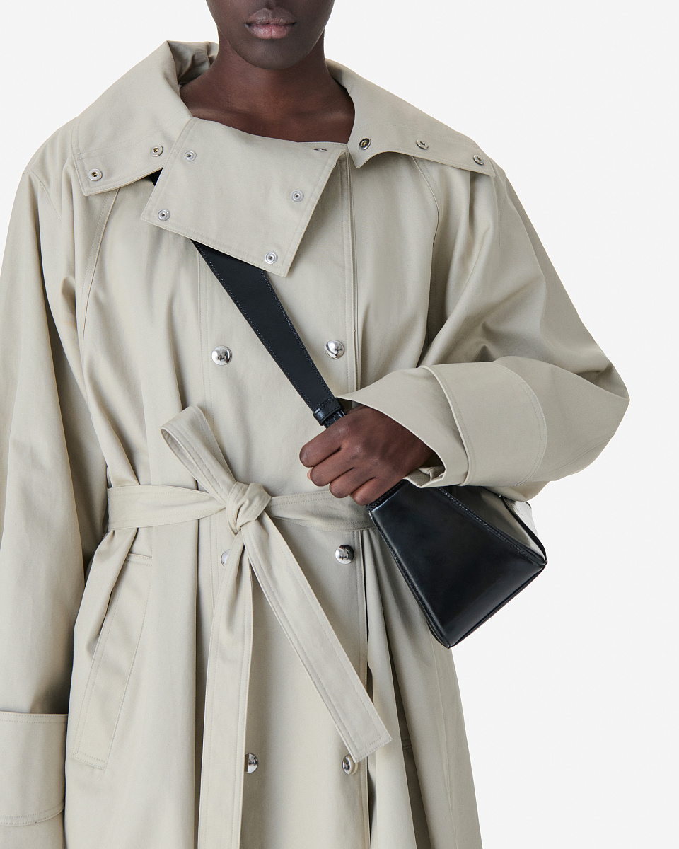 СУМКА-ХОБО ИЗ ДВУХ МАТЕРИАЛОВ TANDEM GLOSS GM СУМКА-ХОБО ИЗ ДВУХ МАТЕРИАЛОВ TANDEM GLOSS GM