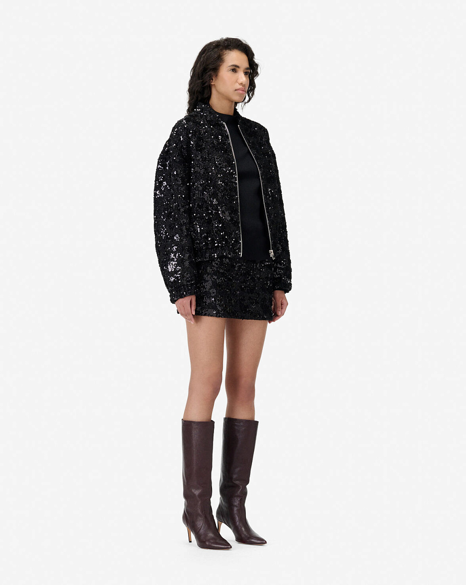 БОМБЕР С ОТДЕЛКОЙ ПАЙЕТКАМИ OMBER