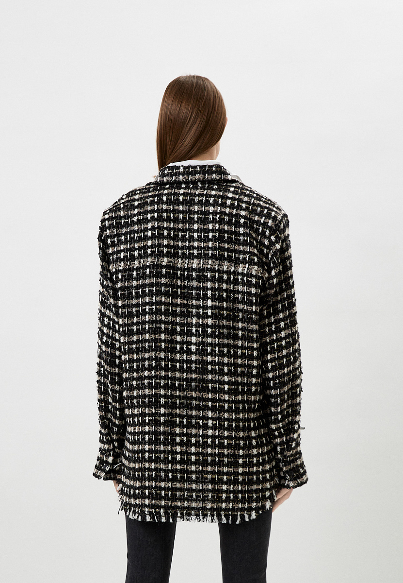 ВЕРХНЯЯ РУБАШКА OVERSIZE ИЗ ТВИДА LEOPOLD