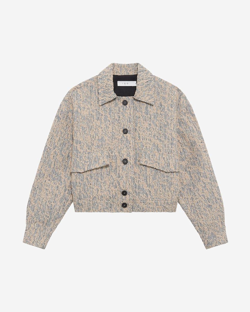 БЕЖЕВАЯ КУРТКА ИЗ ТВИДА ELIOS