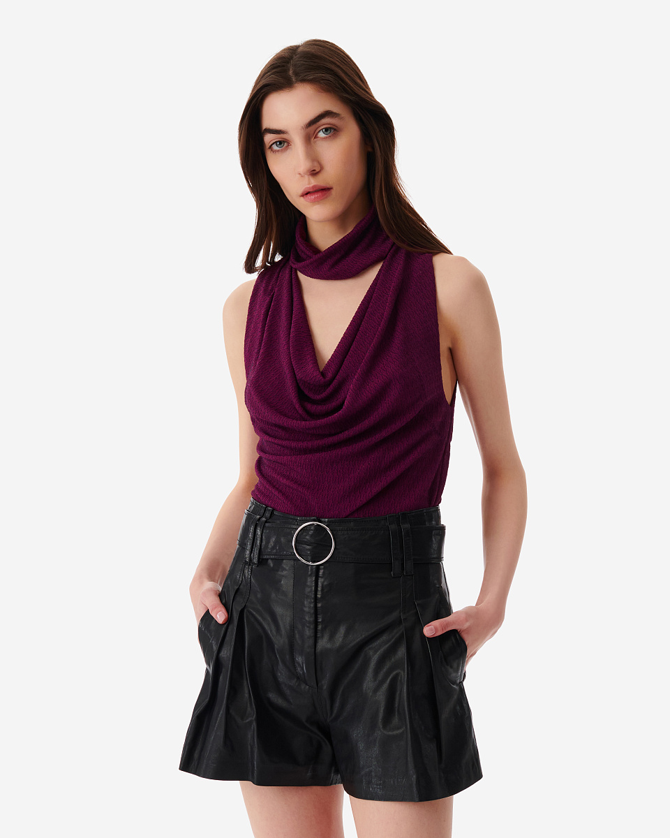 ТРИКОТАЖНЫЙ ТОП С ЛЮРЕКСОМ MARLENE ТРИКОТАЖНЫЙ ТОП С ЛЮРЕКСОМ MARLENE