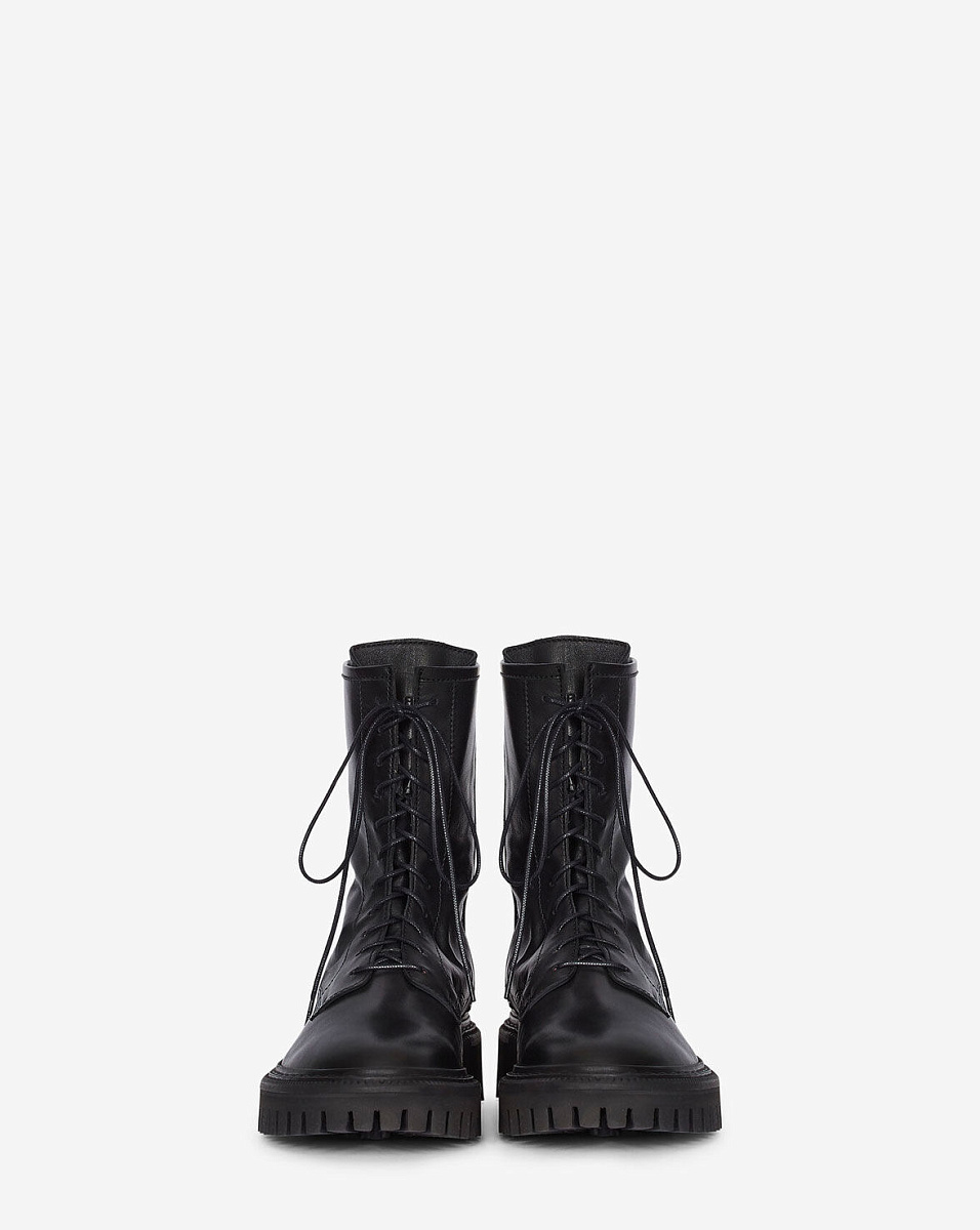 КОЖАНЫЕ БОТИНКИ НА ШНУРОВКЕ KOSMIC КОЖАНЫЕ БОТИНКИ НА ШНУРОВКЕ KOSMIC