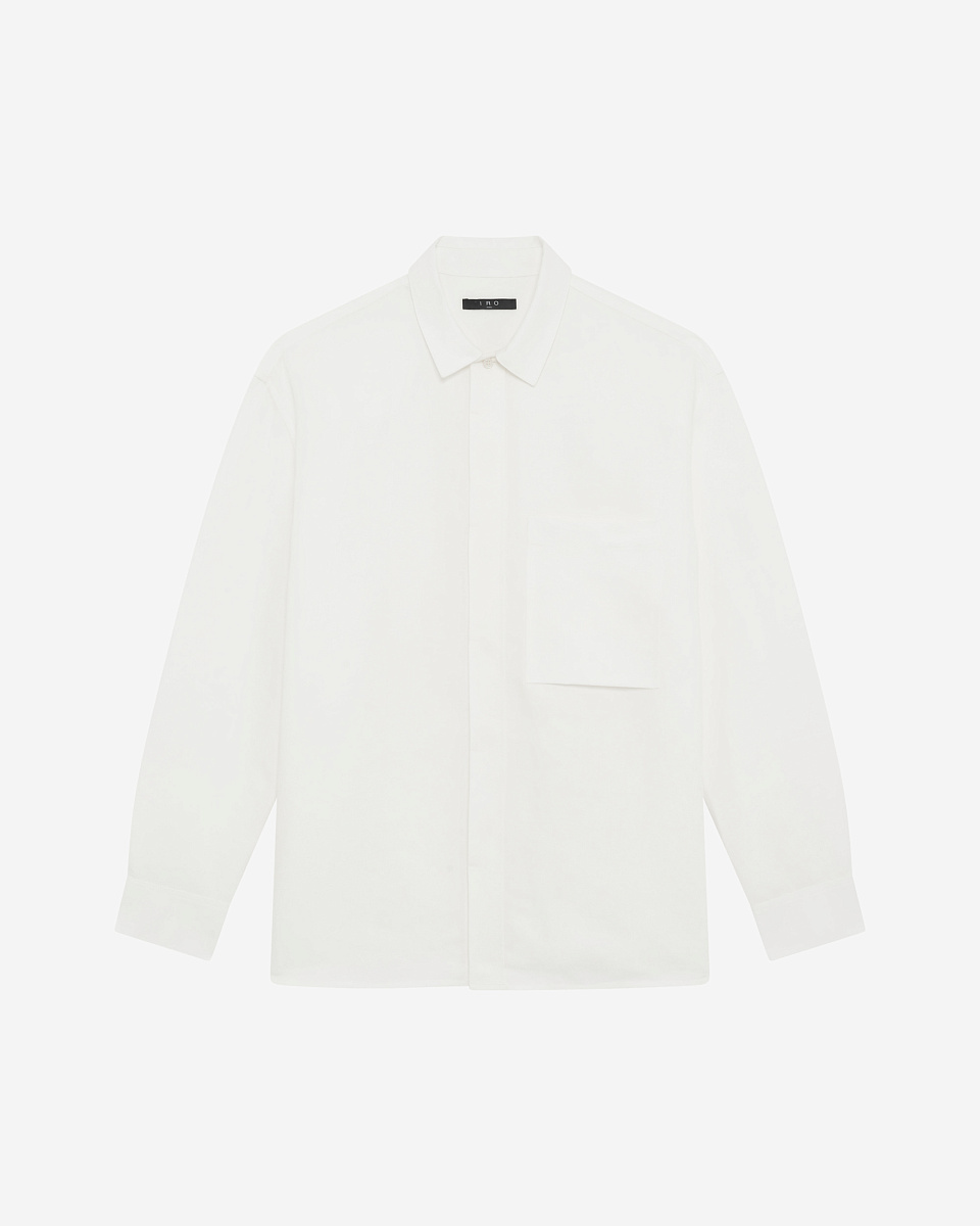 РУБАШКА ИЗ СМЕСИ ЛЬНА И ХЛОПКА RAFFI