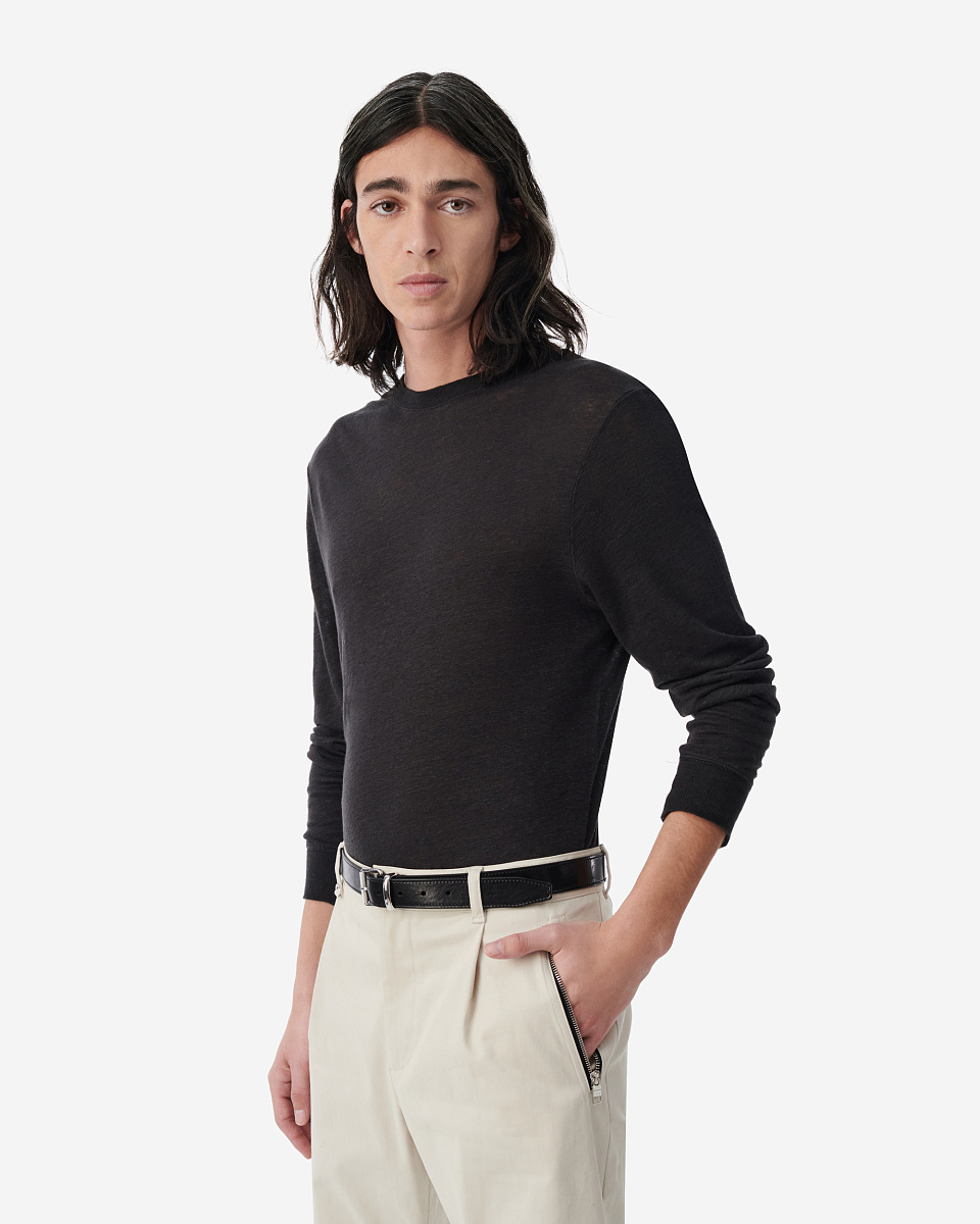 ЛЬНЯНАЯ ФУТБОЛКА С ДЛИННЫМИ РУКАВАМИ ARCHIE