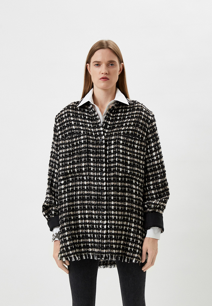 ВЕРХНЯЯ РУБАШКА OVERSIZE ИЗ ТВИДА LEOPOLD