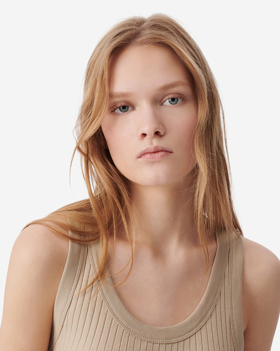 УКОРОЧЕННЫЙ ТОП В РУБЧИК EMMA