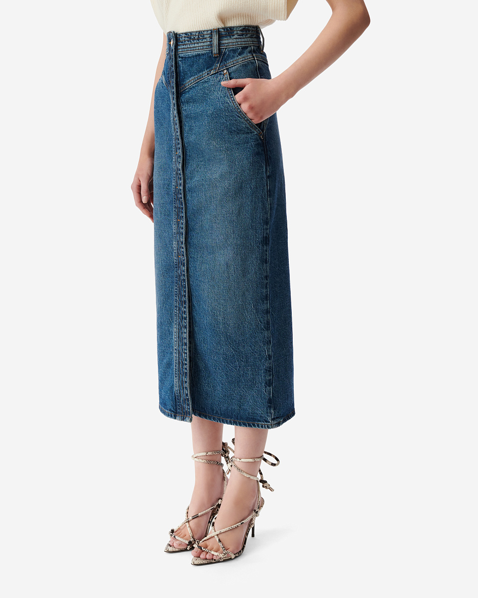 ЮБКА-КАРАНДАШ ИЗ ДЕНИМА GARICE