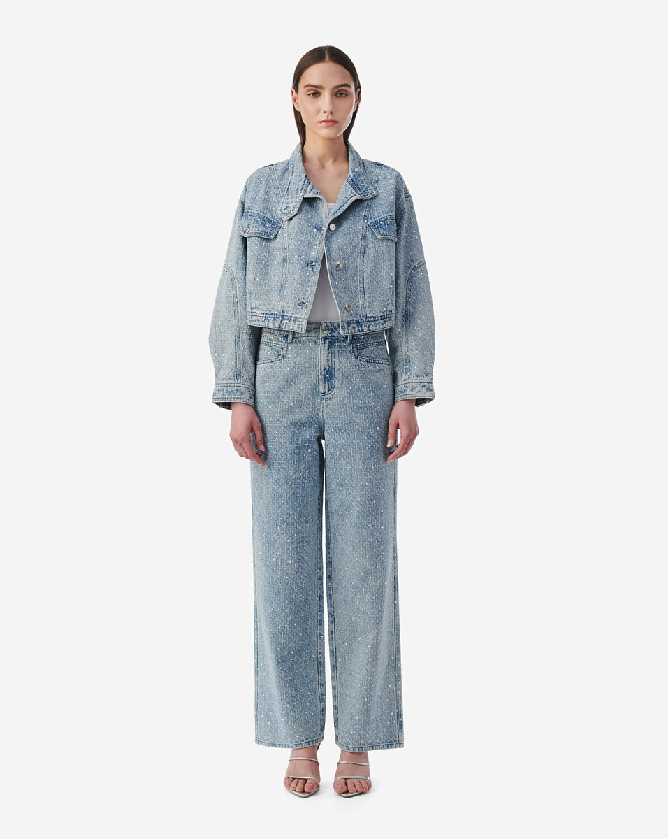 БРЮКИ СО СТРАЗАМИ DALOU