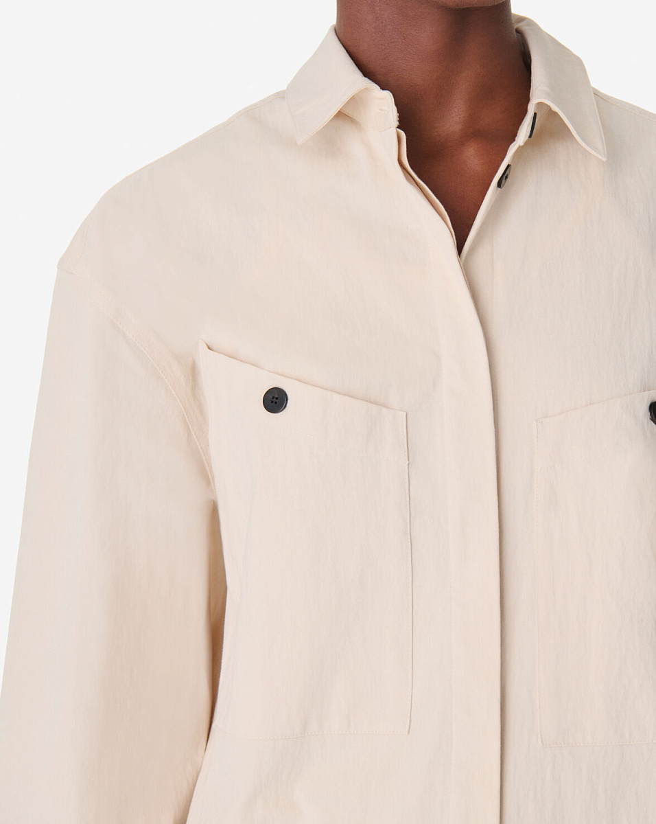 БЕЖЕВАЯ РУБАШКА СВОБОДНОГО КРОЯ JULIANNE