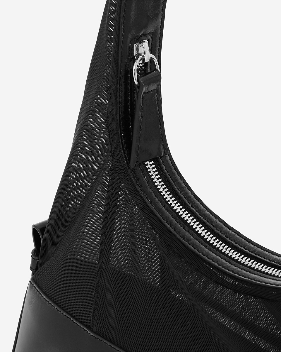 СУМКА-ХОБО ИЗ ДВУХ МАТЕРИАЛОВ TANDEM GLOSS GM СУМКА-ХОБО ИЗ ДВУХ МАТЕРИАЛОВ TANDEM GLOSS GM