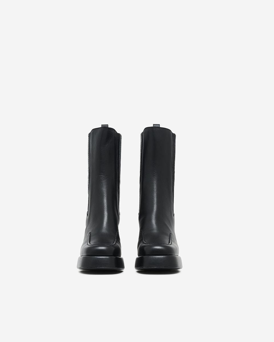 КОЖАНЫЕ БОТИЛЬОНЫ НА ПЛАТФОРМЕ DONA