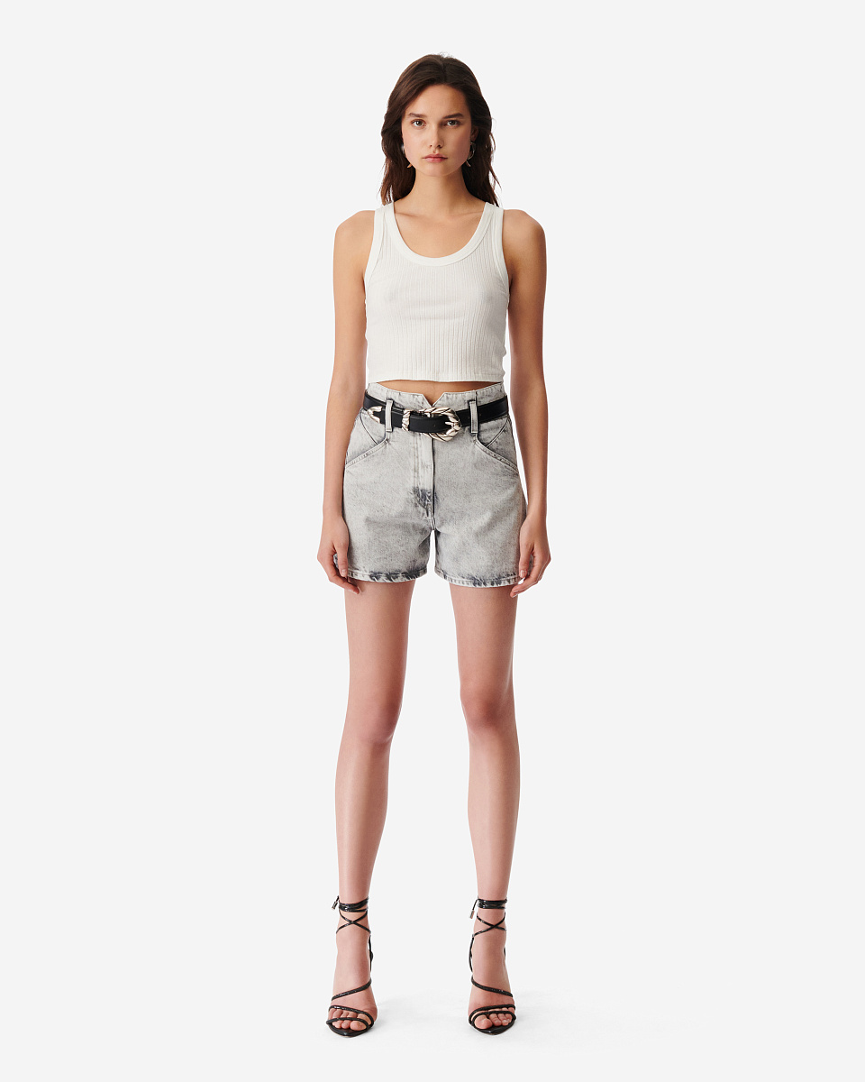 УКОРОЧЕННЫЙ ТОП В РУБЧИК EMMA