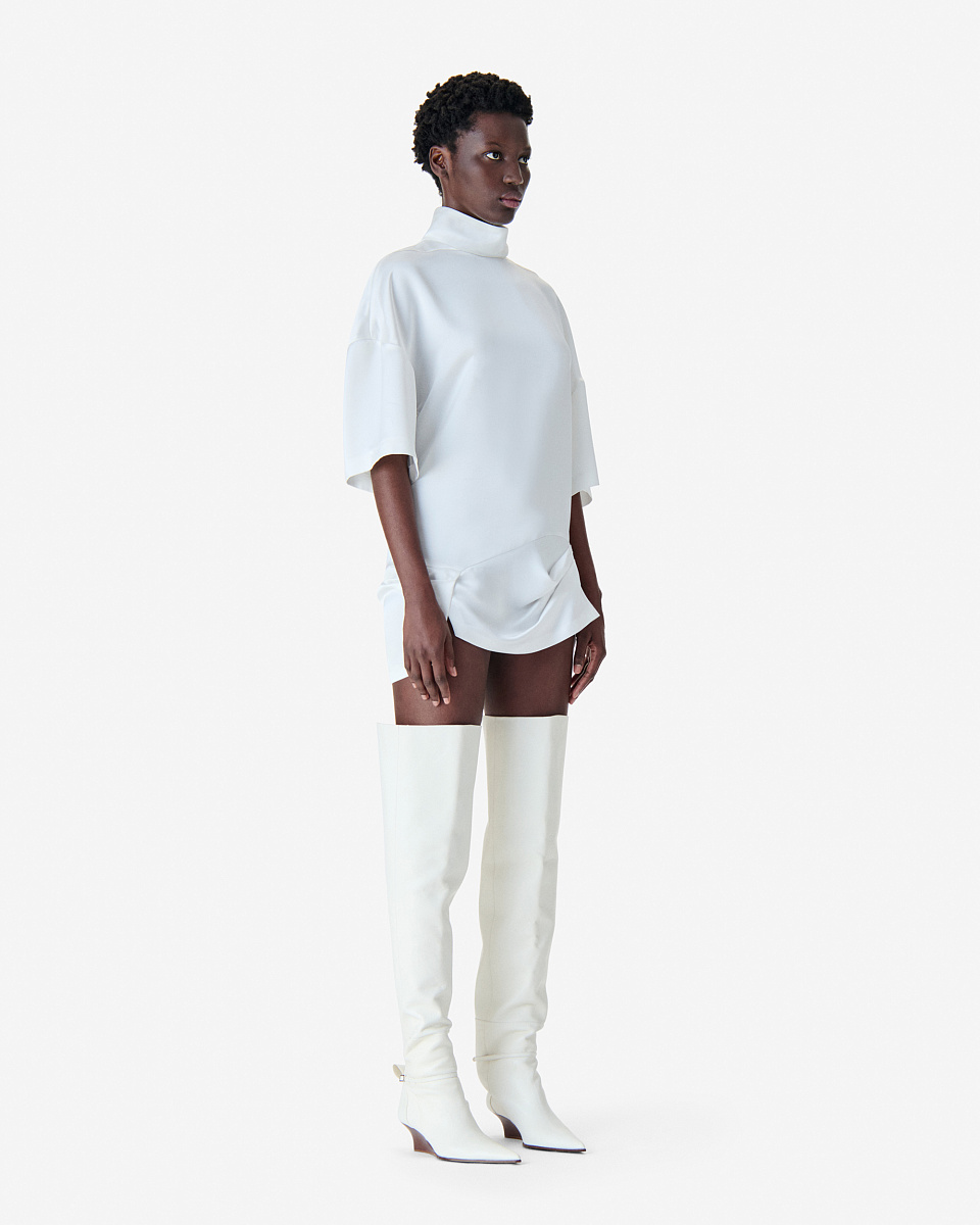 БЕЛОЕ ПЛАТЬЕ ДЛИНЫ МИНИ TIKKA