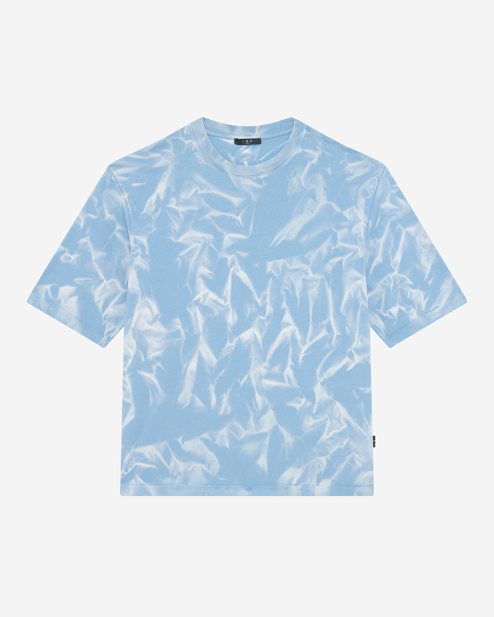 ФУТБОЛКА С КРУГЛЫМ ВЫРЕЗОМ И ПРИНТОМ AYLINO