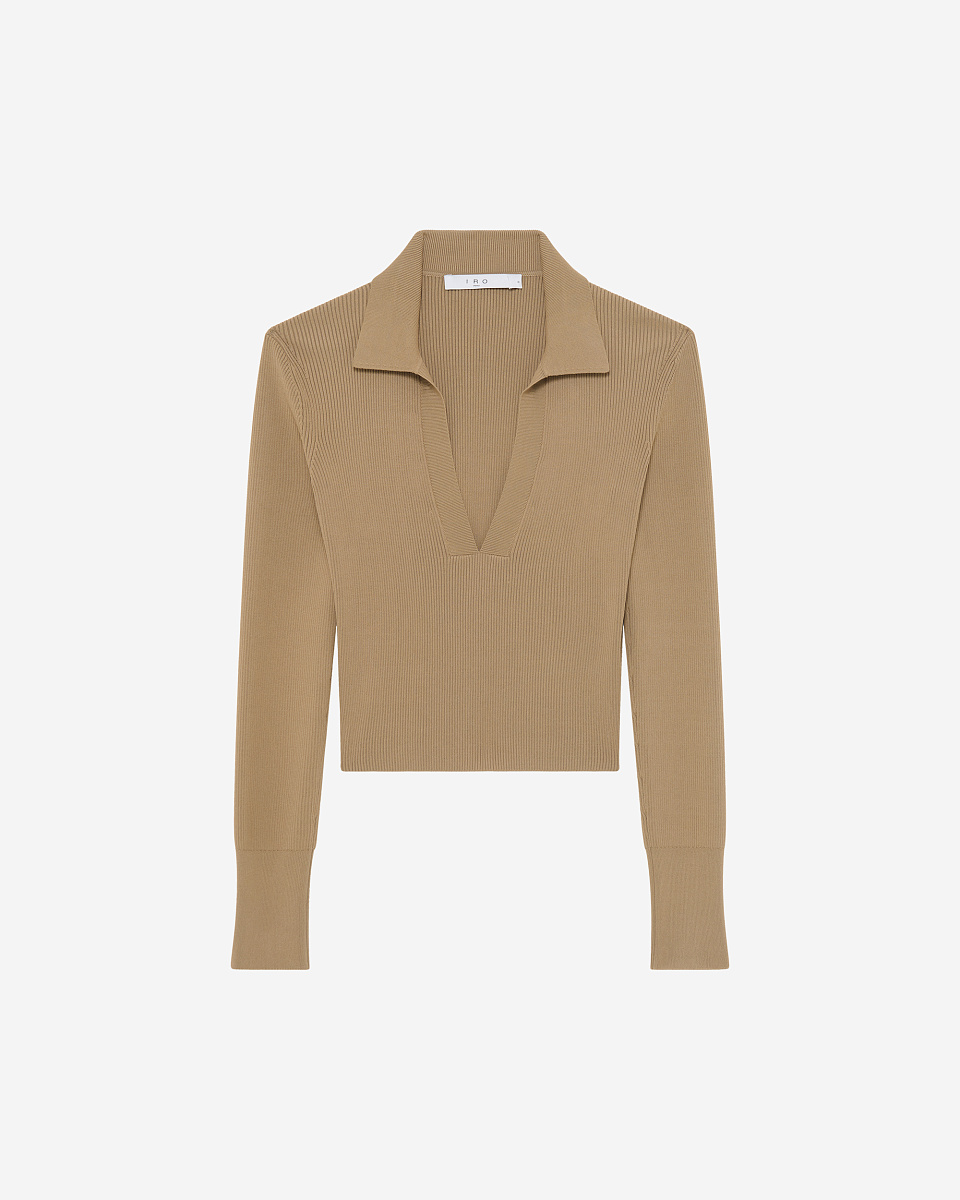 УКОРОЧЕННЫЙ СВИТЕР В РУБЧИК FRAYA