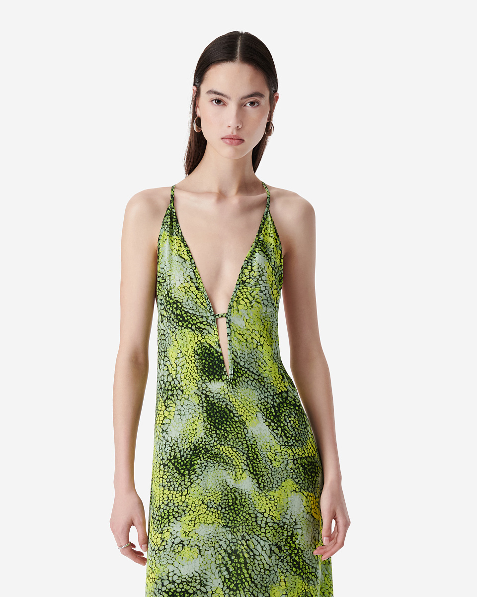 ДЛИННОЕ ПЛАТЬЕ С ПРИНТОМ IDILA