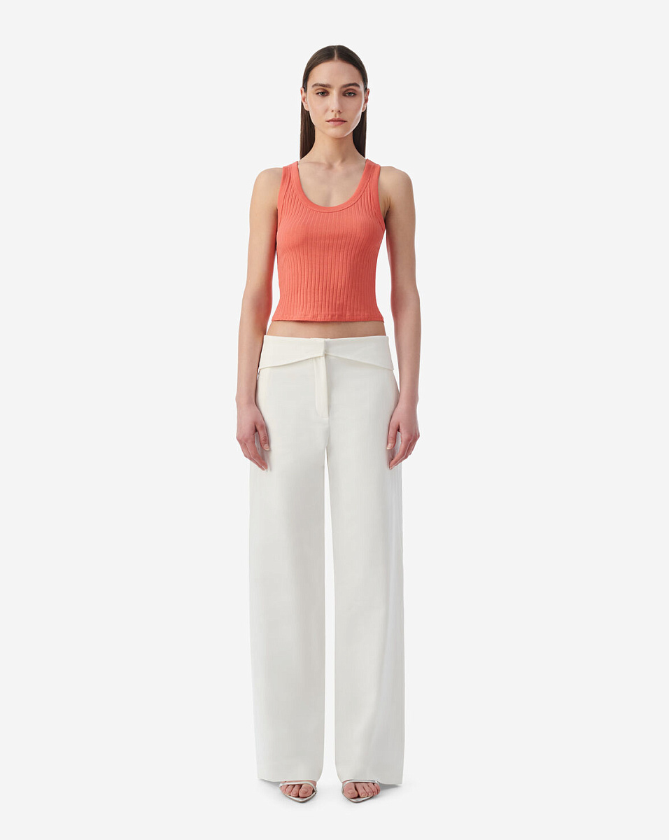 УКОРОЧЕННЫЙ ТОП В РУБЧИК EMMA УКОРОЧЕННЫЙ ТОП В РУБЧИК EMMA