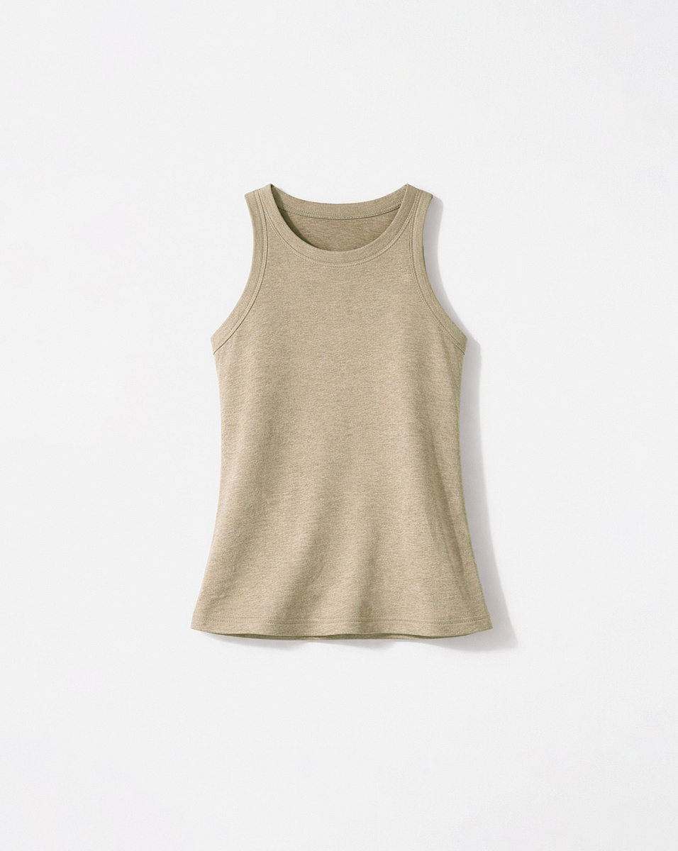 ЛЬНЯНОЙ ТОП В ОТТЕНКЕ ХАКИ SAFRINA