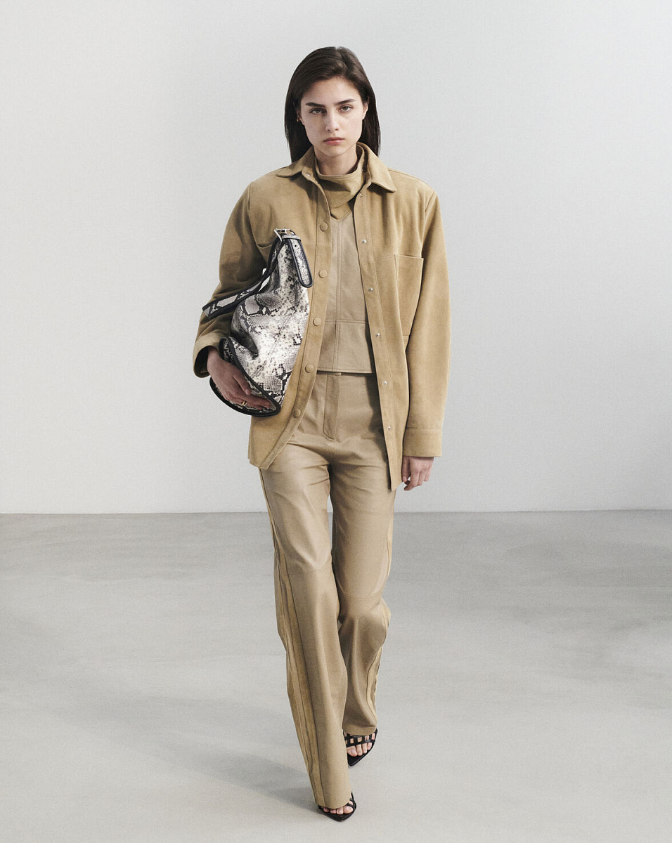 ВЕРХНЯЯ РУБАШКА ИЗ КОЖИ GILLIS